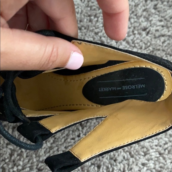 Melrose and Market Laced Up Wedge - Picture 4 of 4